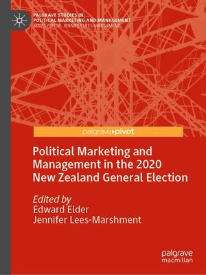 cover image of Political Marketing and Management in the 2020 New Zealand General Election